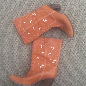 Pair of genuine leather boots